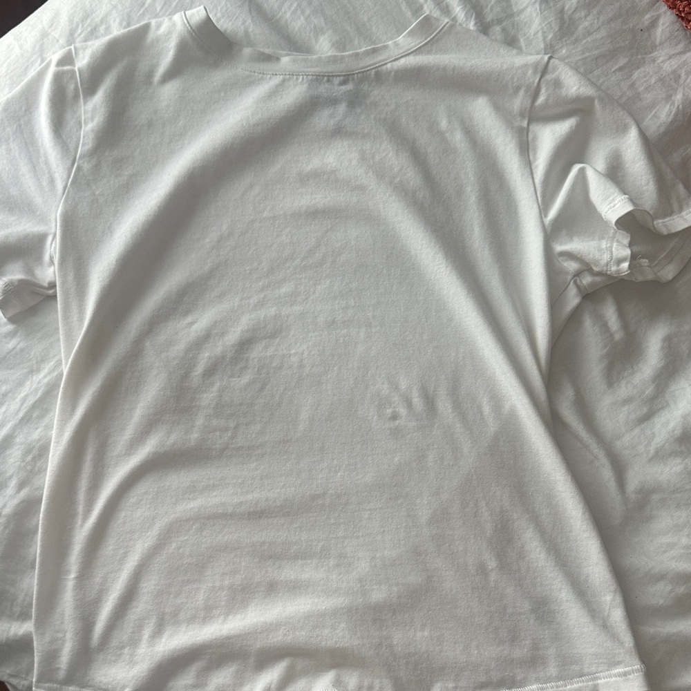 Scoop NYC White A-Line Skirt